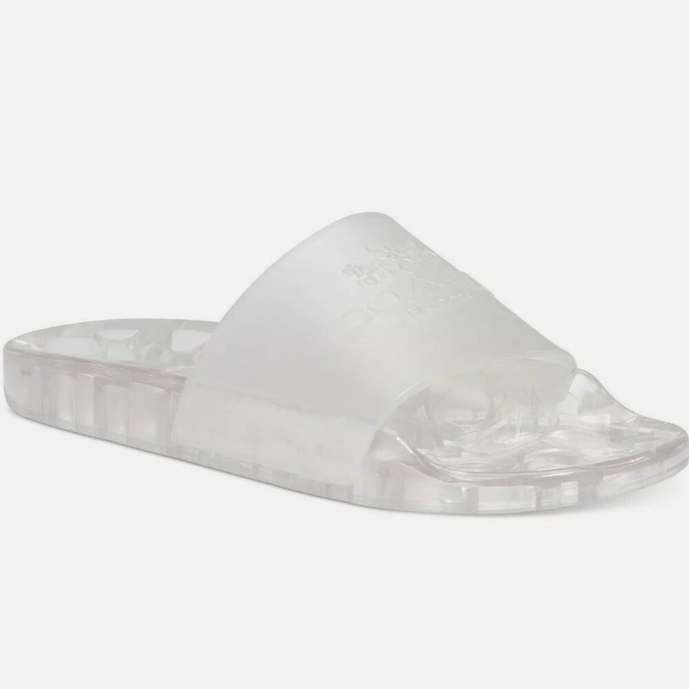 Coach Ulyssa Clear Transparent Jelly Pool Slide SIze 8/9